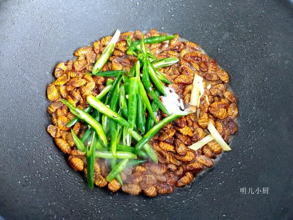 青椒炒蠶蛹的做法-家常味炒菜譜-易網健康養生網 青椒炒蠶蛹的做法-家常味炒菜譜