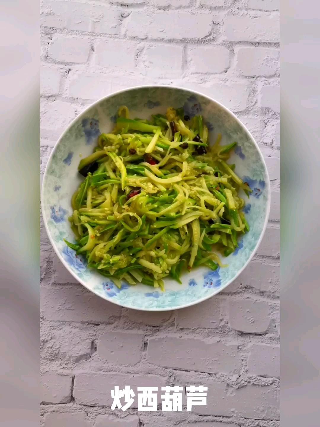 炒西葫蘆的做法-家常味炒菜譜