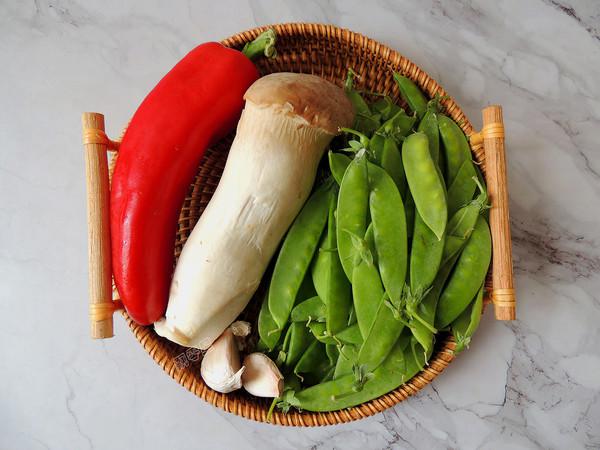 杏鮑菇炒荷蘭豆的做法-家常味炒菜譜