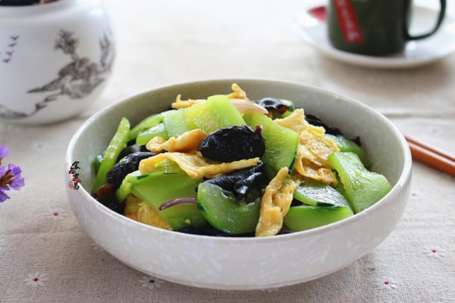 黃瓜雞蛋炒木耳的做法-家常味炒菜譜