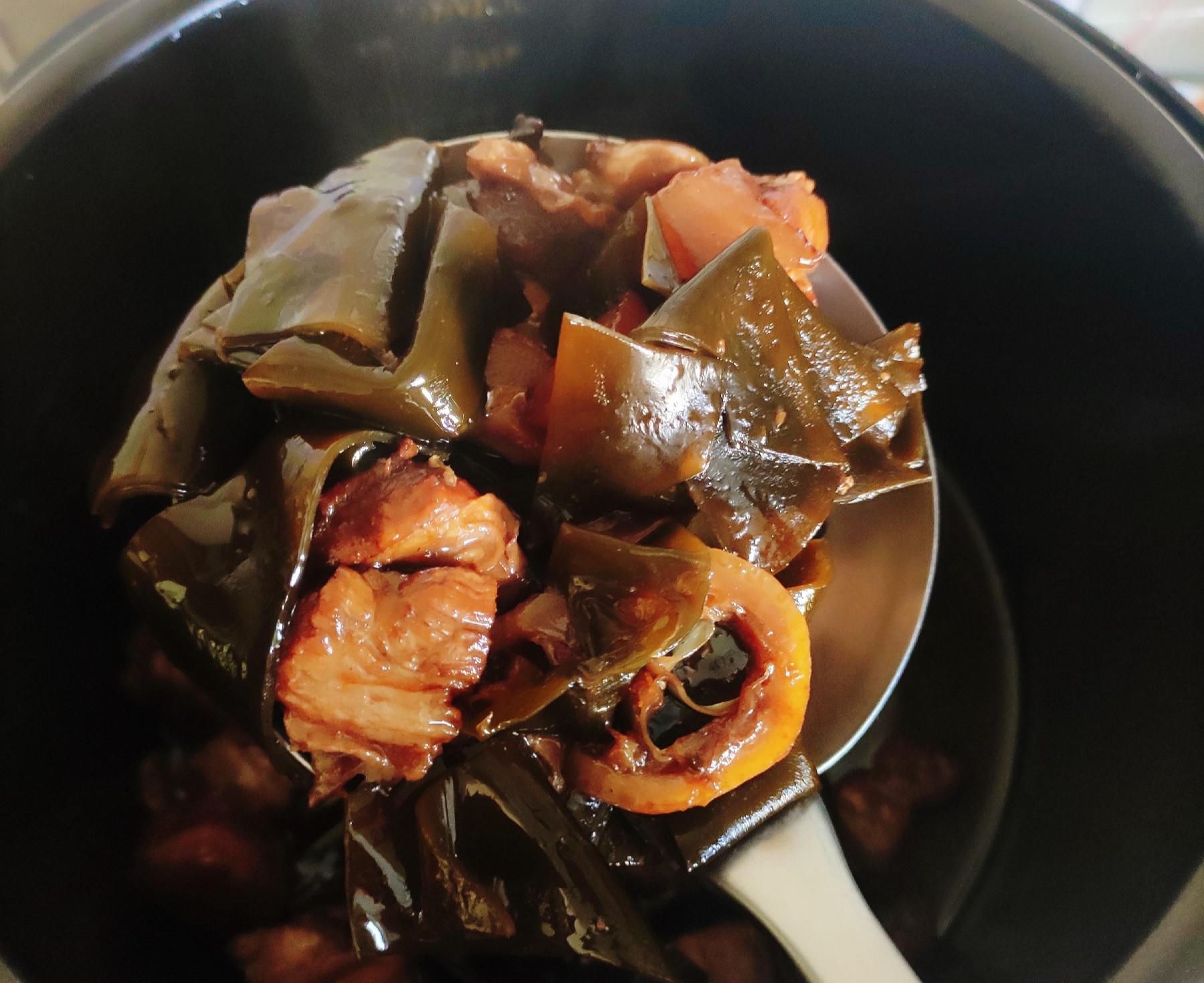 紅燒肉燉海帶的做法-咸鮮味燉菜譜