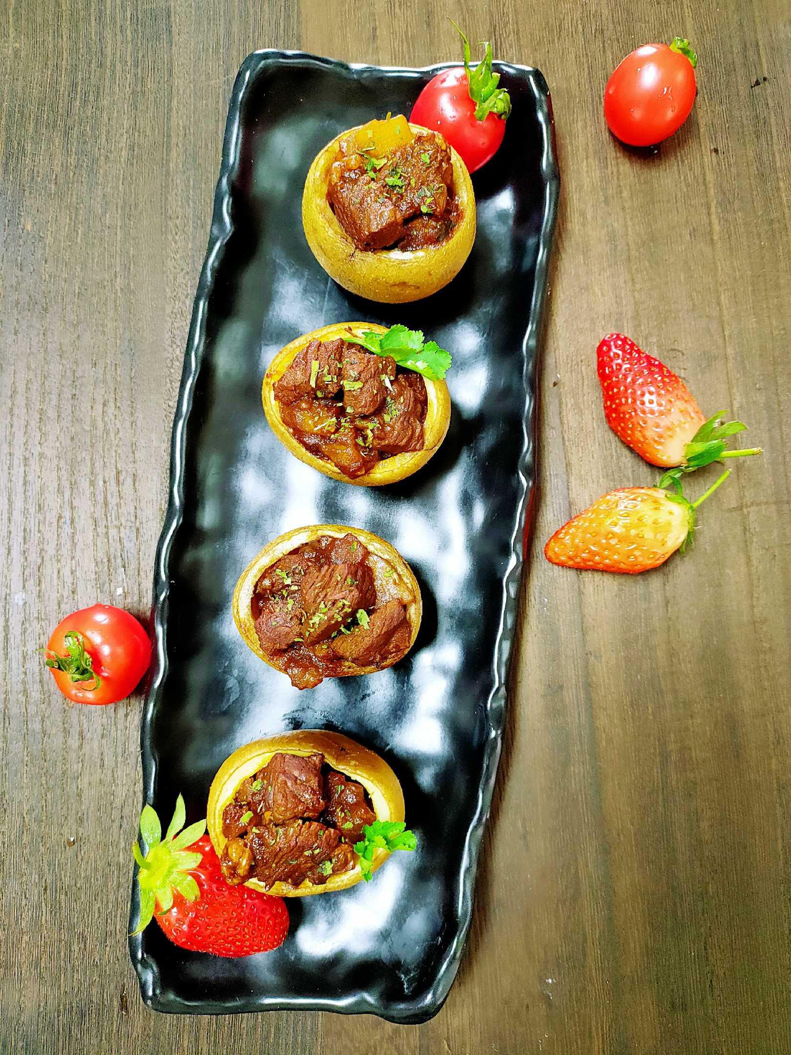 牛肉土豆杯的做法-醬香味其它工藝菜譜