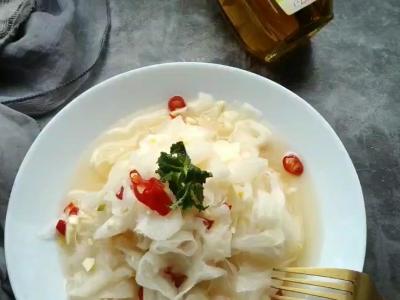 蘋果醋白玉蘿卜的做法-酸辣味拌菜譜