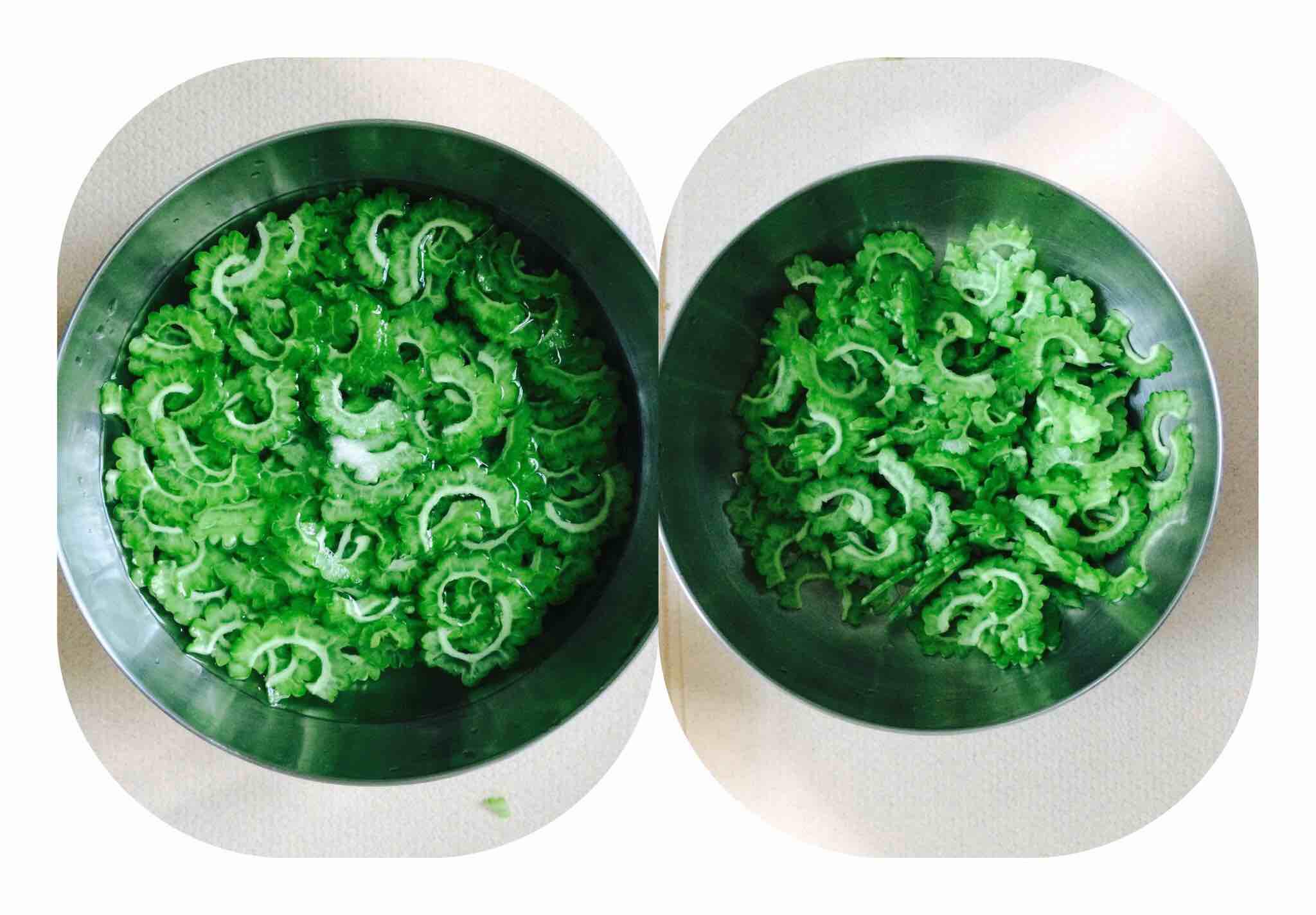 苦瓜炒蛋的做法-咸鮮味炒菜譜