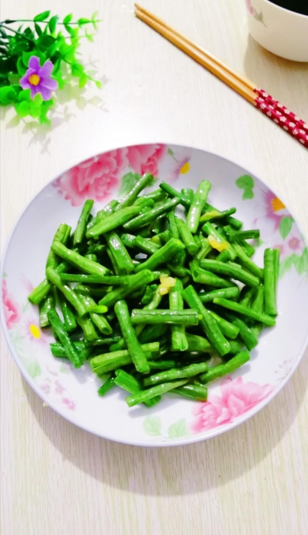 爆炒豇豆的做法-咸鮮味炒菜譜