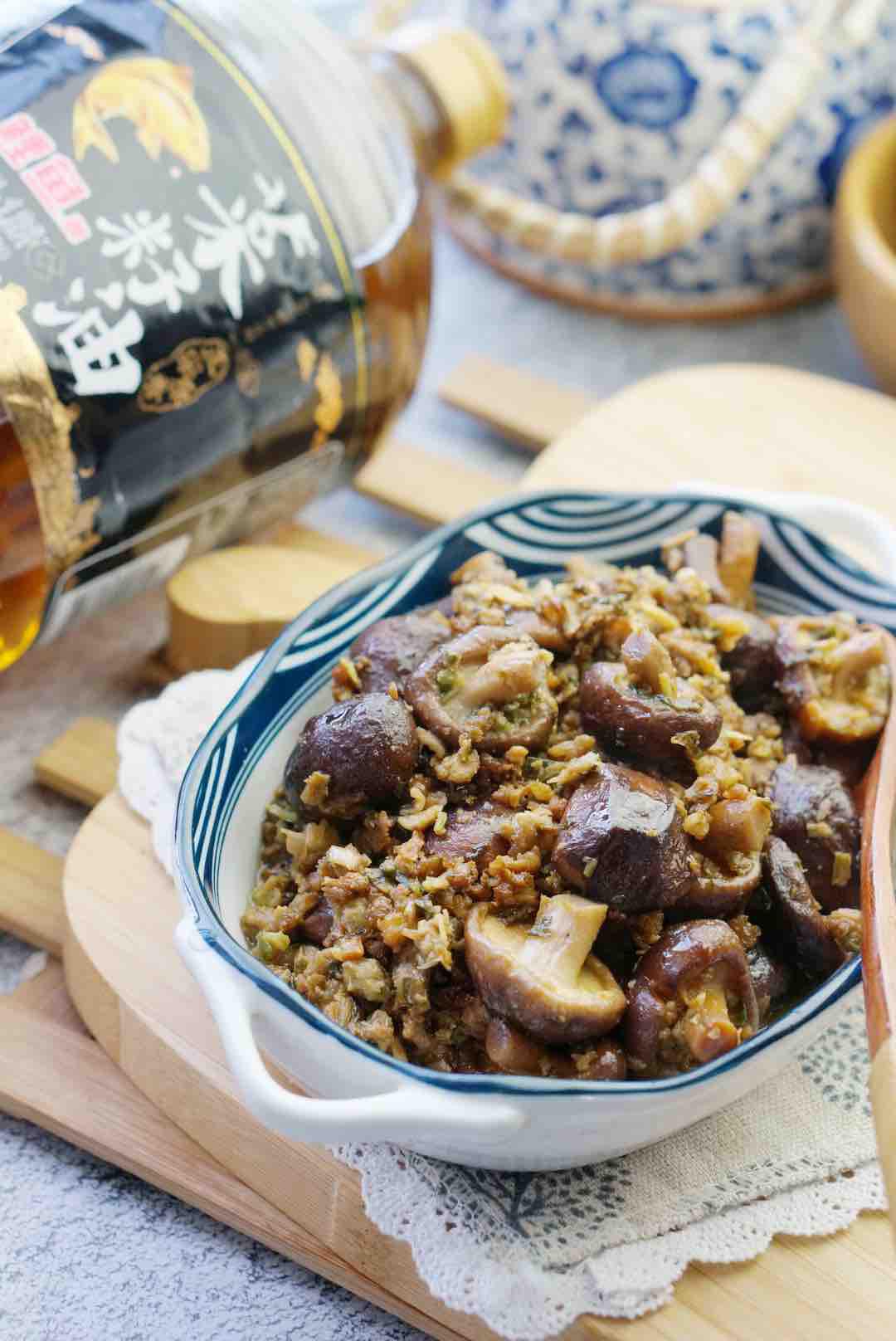 肉沫小香菇。的做法-家常味炒菜譜