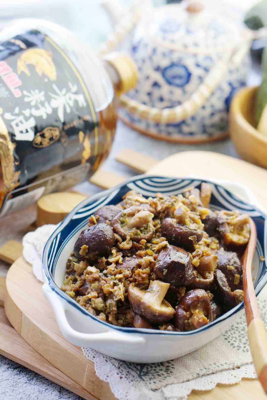 肉沫小香菇。的做法-家常味炒菜譜