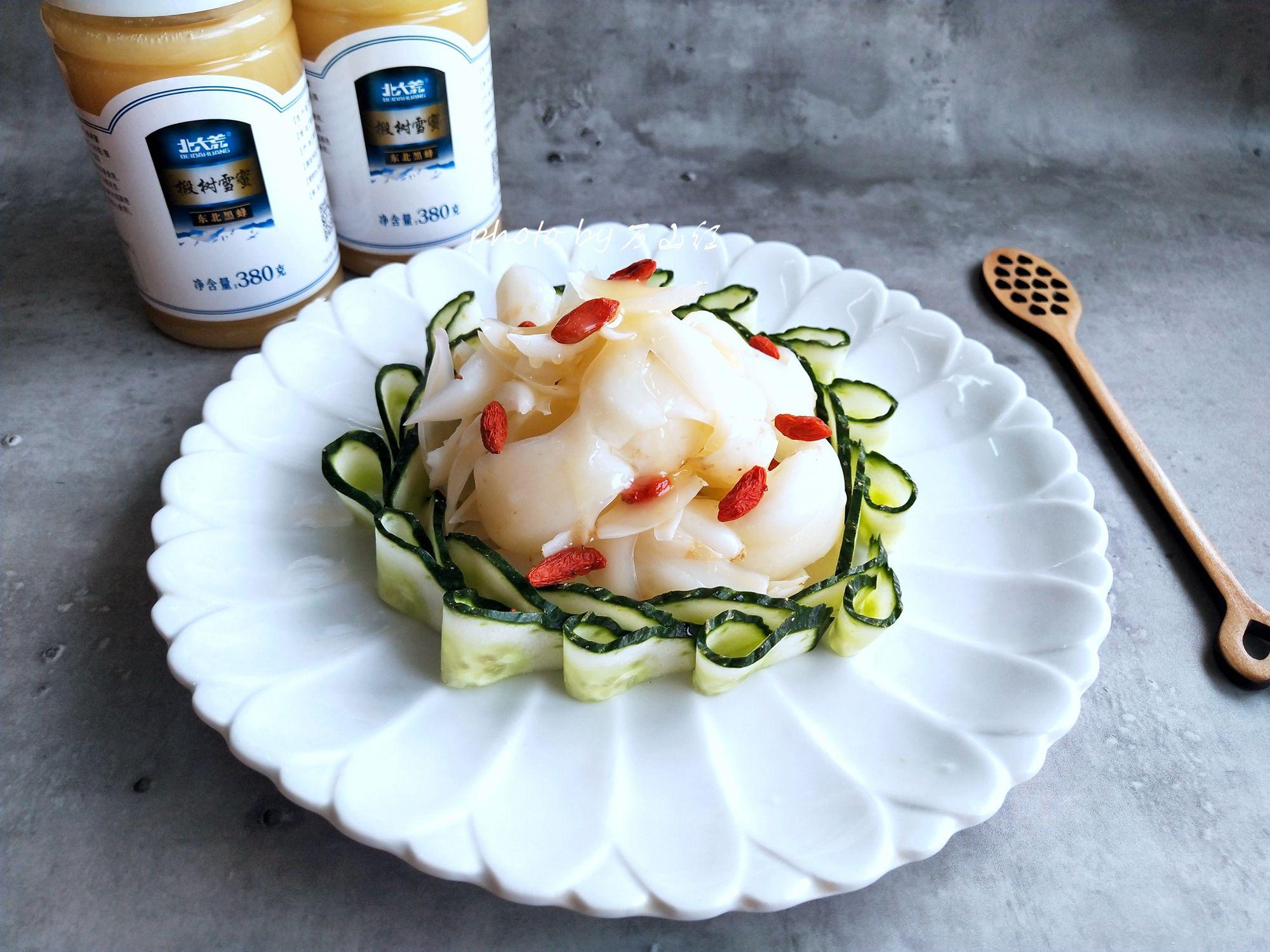 蜜汁鮮百合的做法-甜味拌菜譜