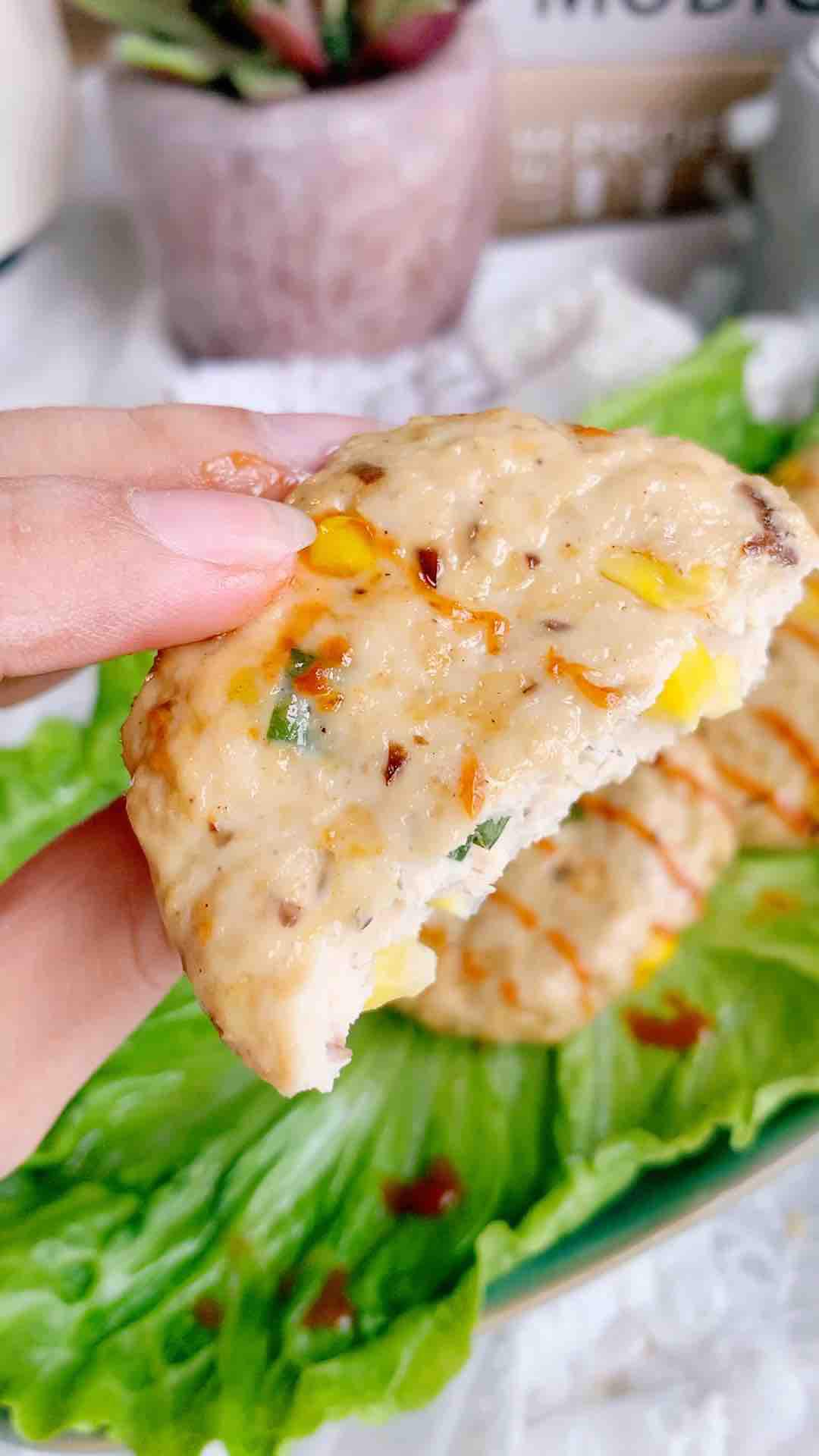 雞肉蔬菜餅的做法-家常味烤菜譜