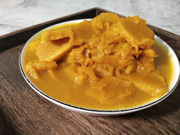 香糯南瓜的做法-家常味炒菜譜