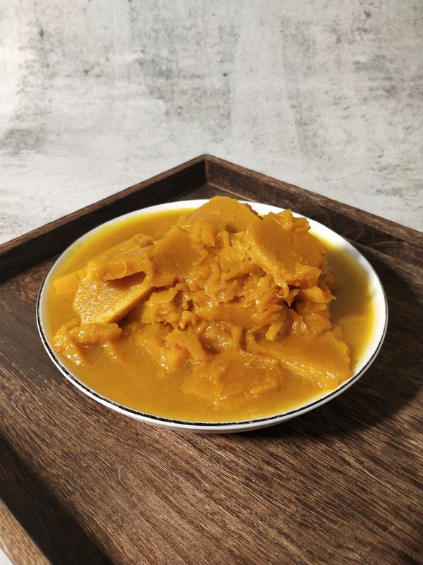 香糯南瓜的做法-家常味炒菜譜