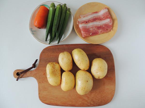 秋葵土豆泥的做法-家常味蒸菜譜