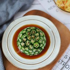 秋葵馬鈴薯泥的做法-家常味蒸食譜