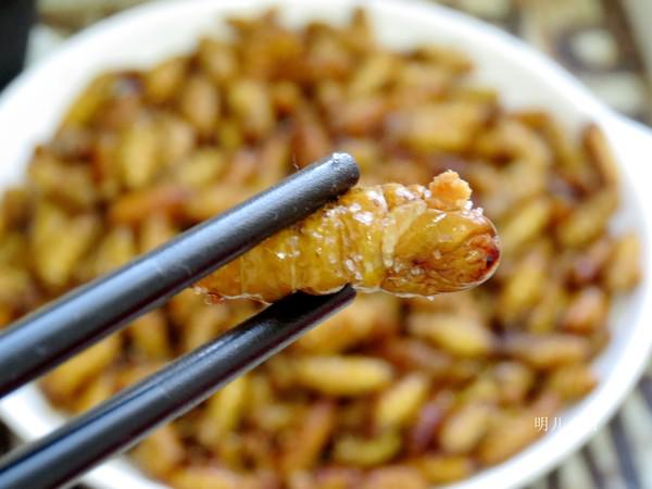 油炸蠶蛹的做法-家常味炸菜譜