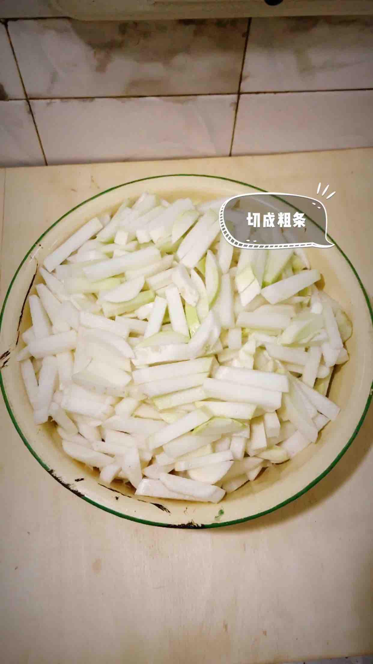 脆辣蘿卜條的做法-香辣味拌菜譜