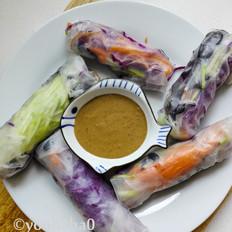 清涼的米皮蔬菜卷的做法-家常味其他加工工藝菜譜