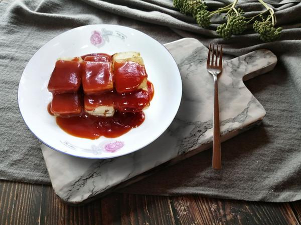 茄汁脆皮豆腐的做法-酸甜味煎菜譜