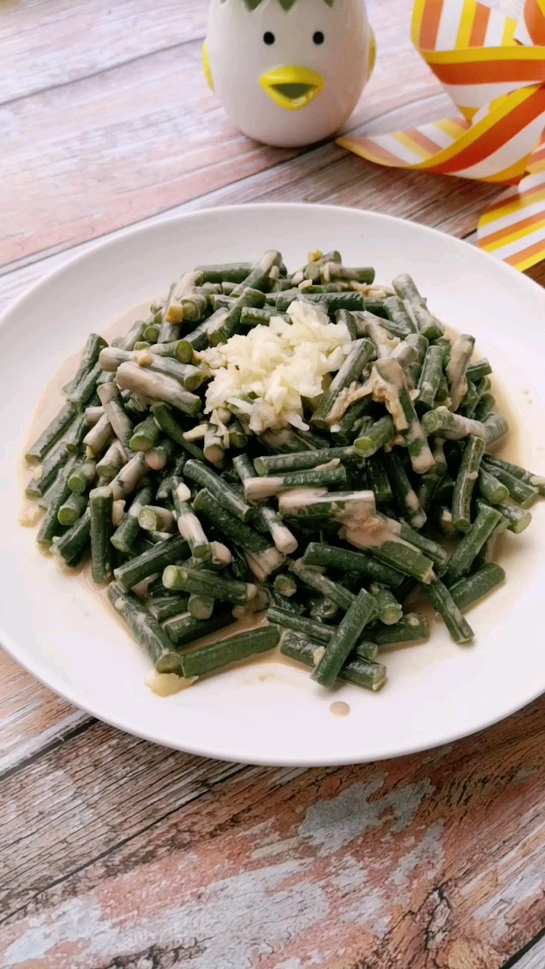 蒜泥豇豆的做法-酸辣味拌菜譜