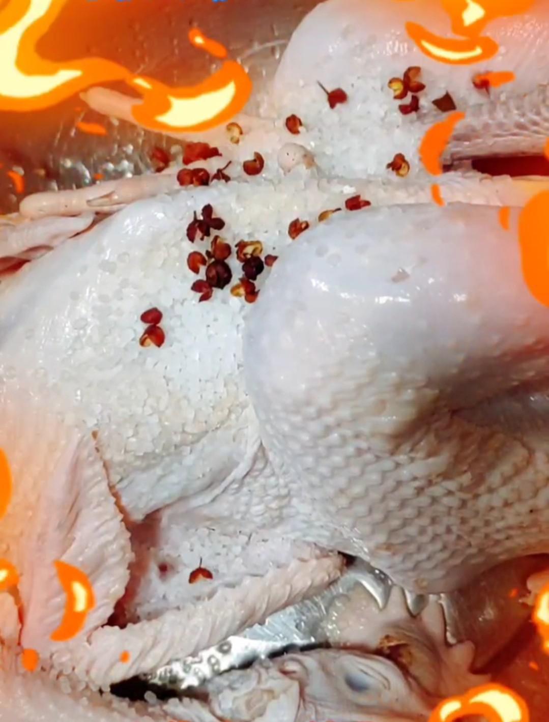 荷葉叫花雞的做法-家常味烤菜譜