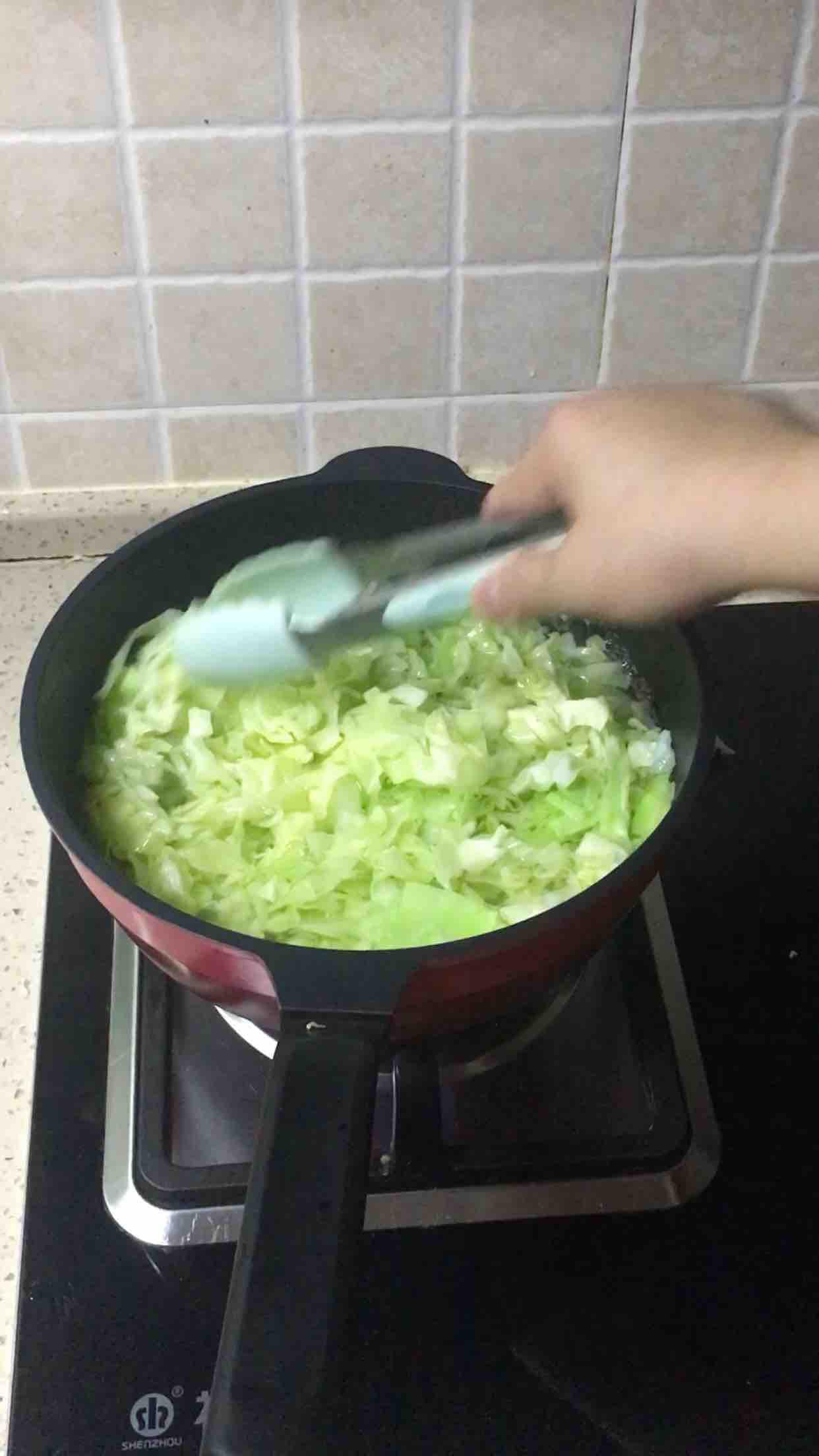 蝦蓉醬拌圓白菜的做法-咸鮮味拌菜譜