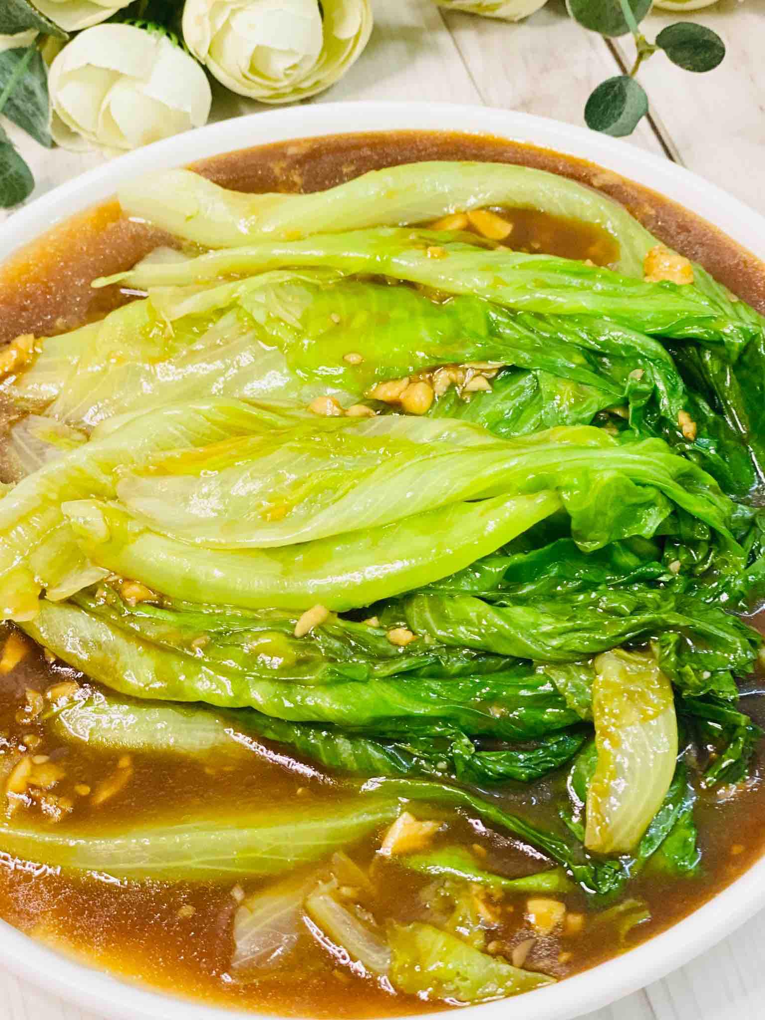 一分鐘快手萬能醬汁淋生菜的做法-家常味煮菜譜