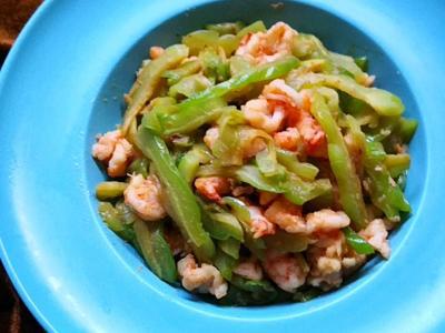 苦瓜炒蝦仁的做法-家常味炒菜譜