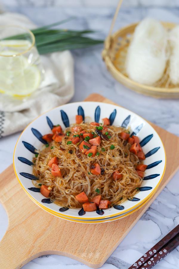 蝦醬炒粉絲的做法-家常味炒菜譜