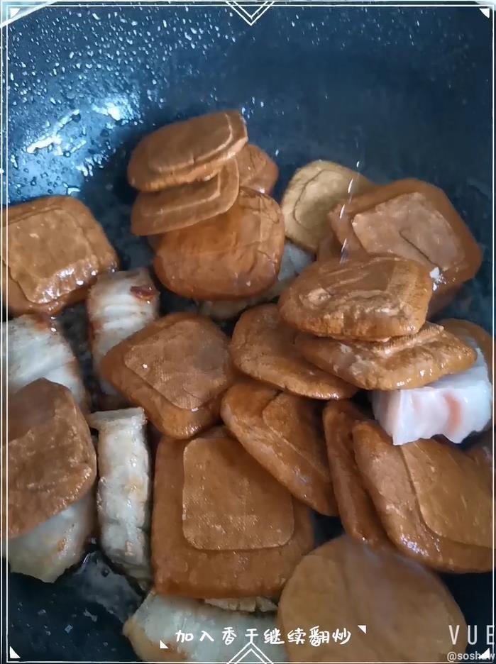 香干煲的做法-家常味煮菜譜