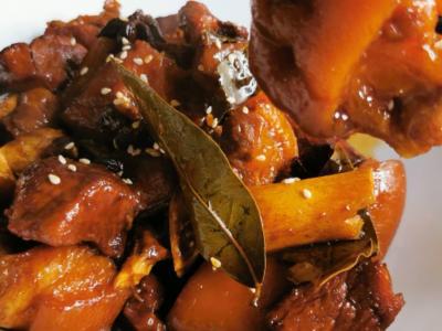 豬脊骨豬腳紅燒肉排骨通用性做法的做法-家常味煮食譜