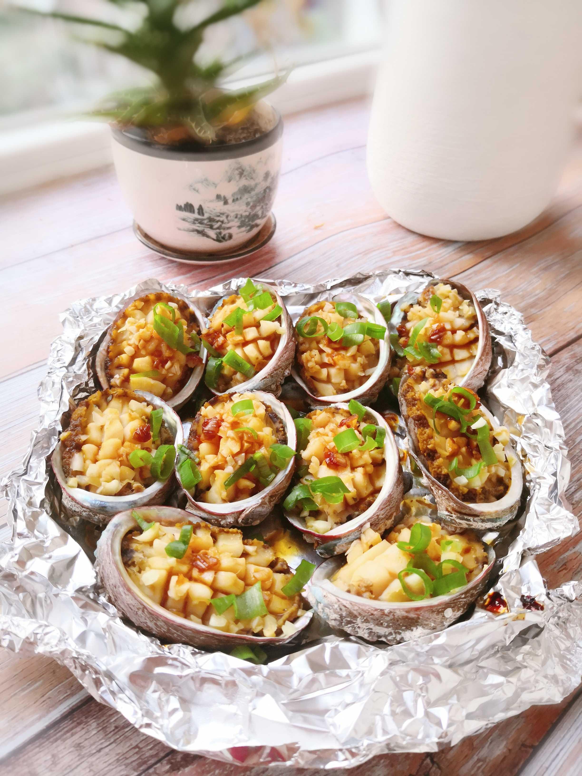 烤鮑魚的做法-咸鮮味燒菜譜