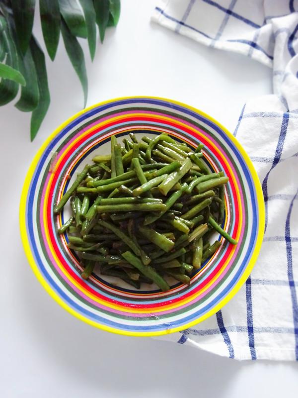 小炒豇豆的做法-家常味炒菜譜