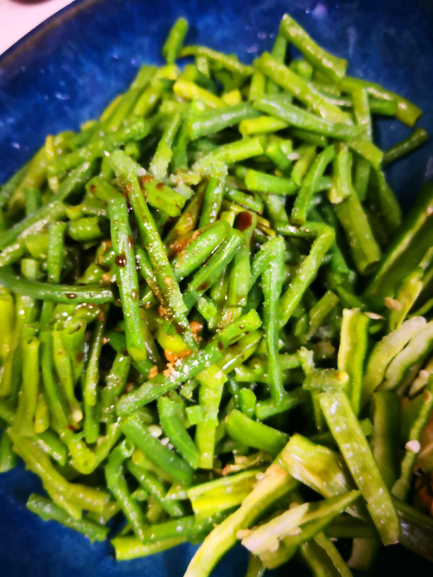 豇豆拌花生米的做法-家常味拌菜譜