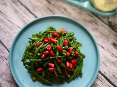 豇豆拌花生米的做法-家常味拌食譜