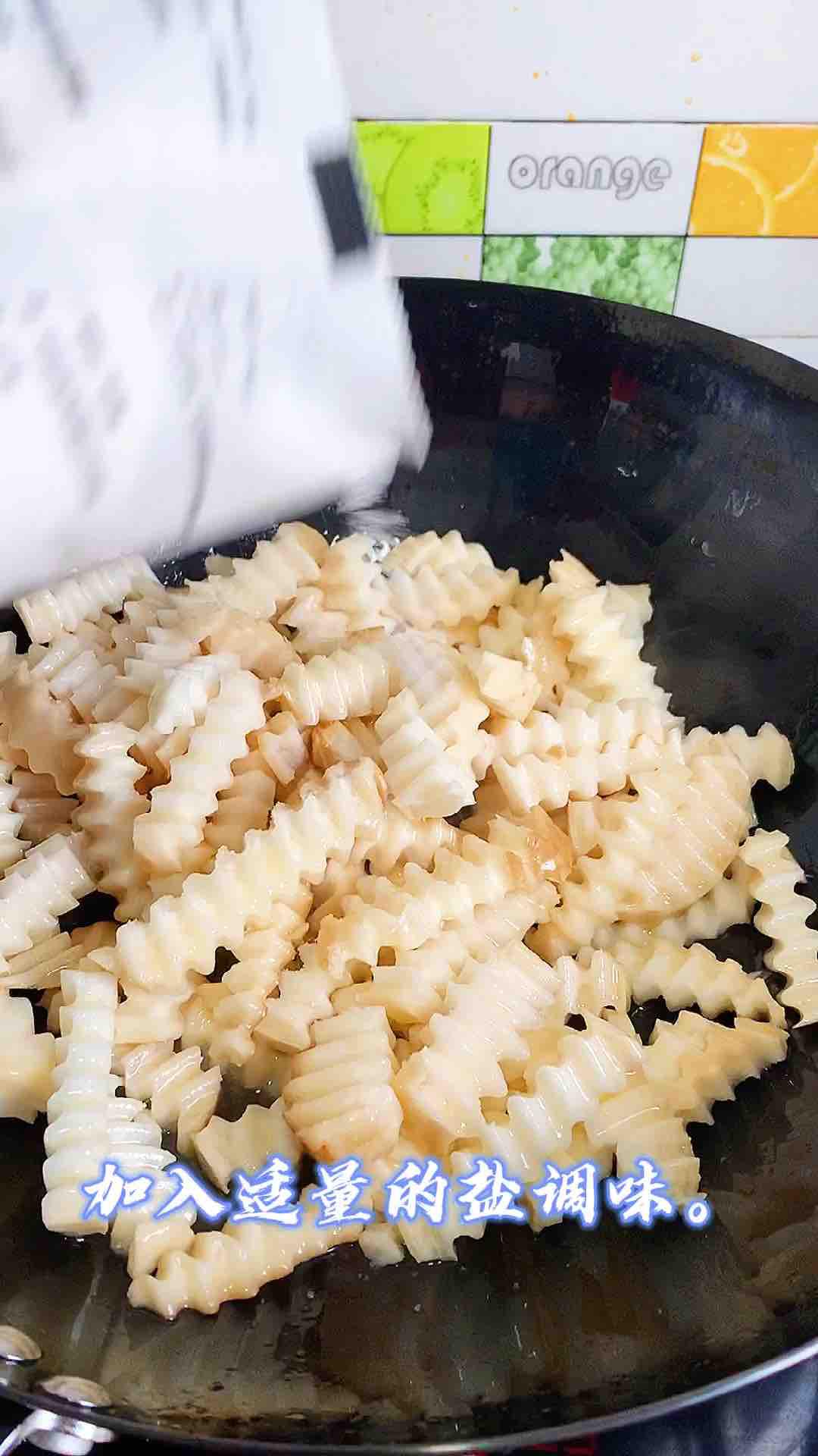 小炒雞腿菇的做法-家常味炒菜譜