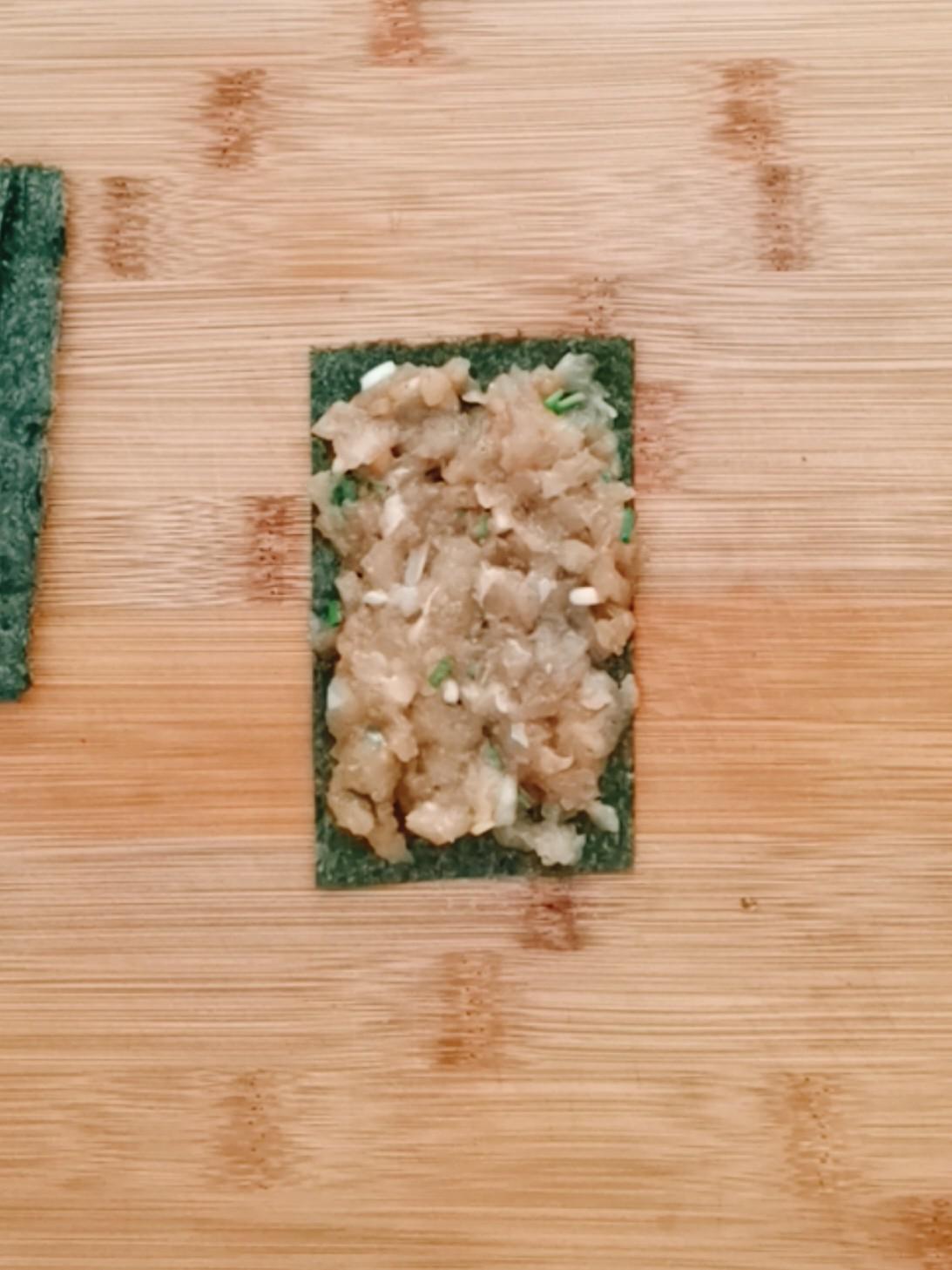 海苔雞肉卷的做法-咸鮮味煎菜譜