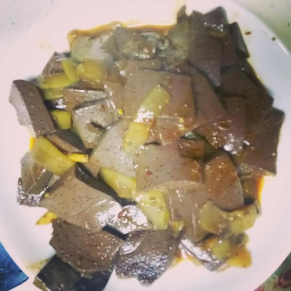 農家葫蘆炒豬血的做法-家常味炒菜譜