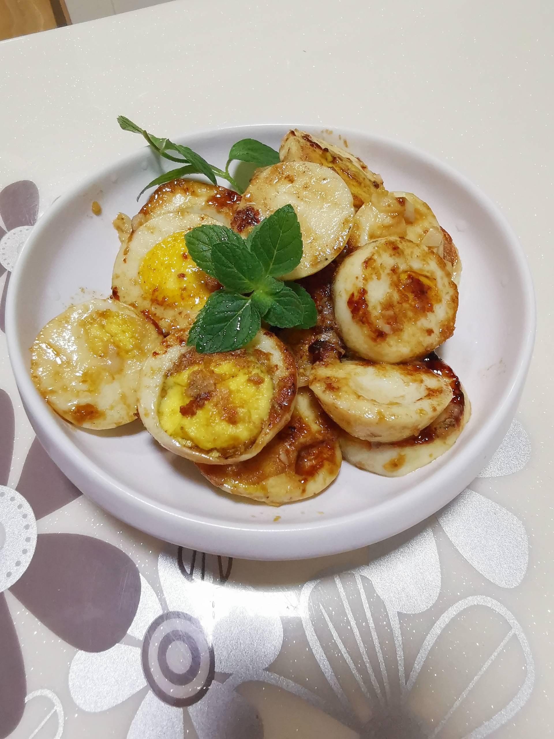 煎白煮蛋的做法-家常味煎菜譜