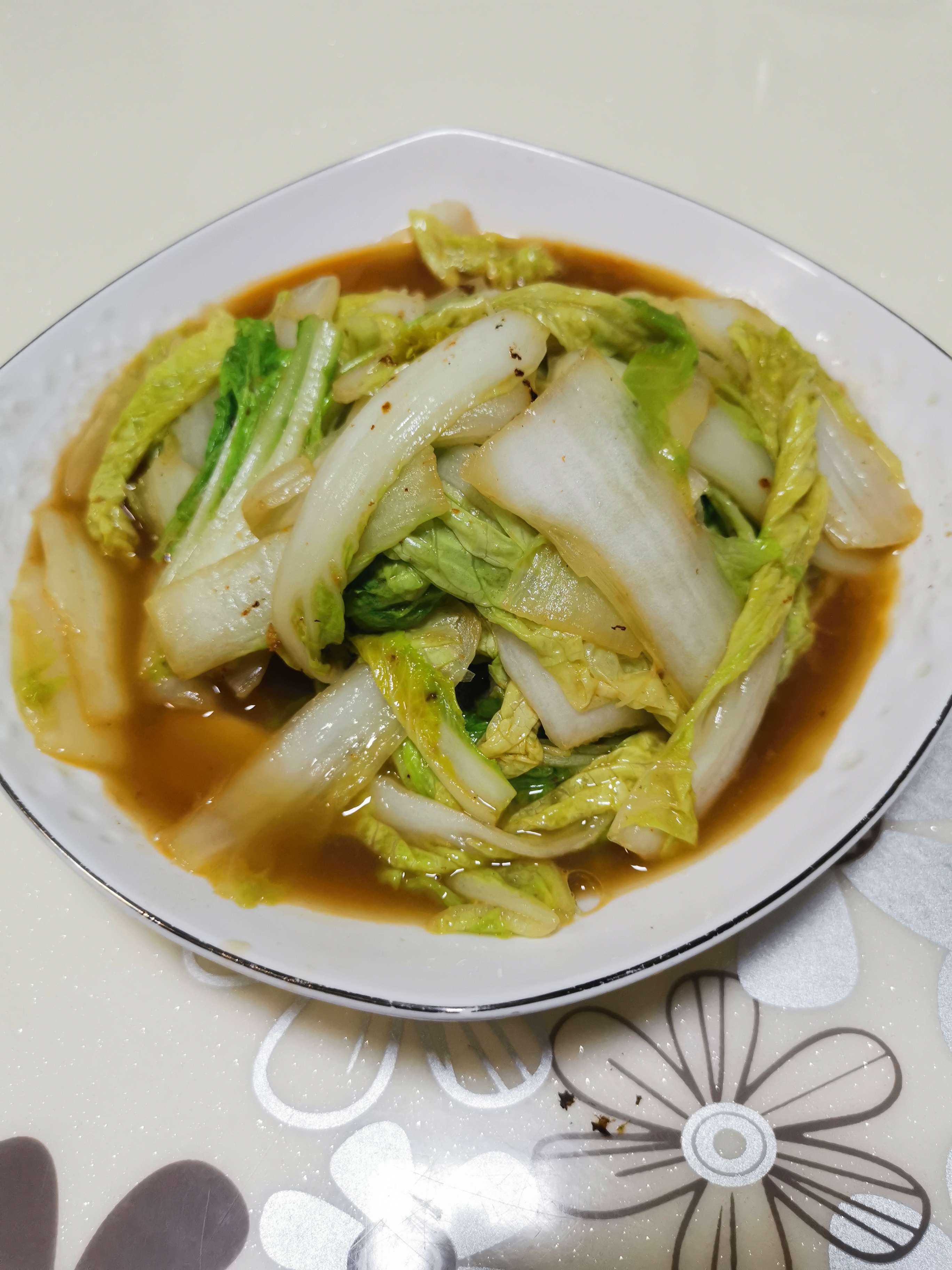 蝦味白菜的做法-咸鮮味炒菜譜