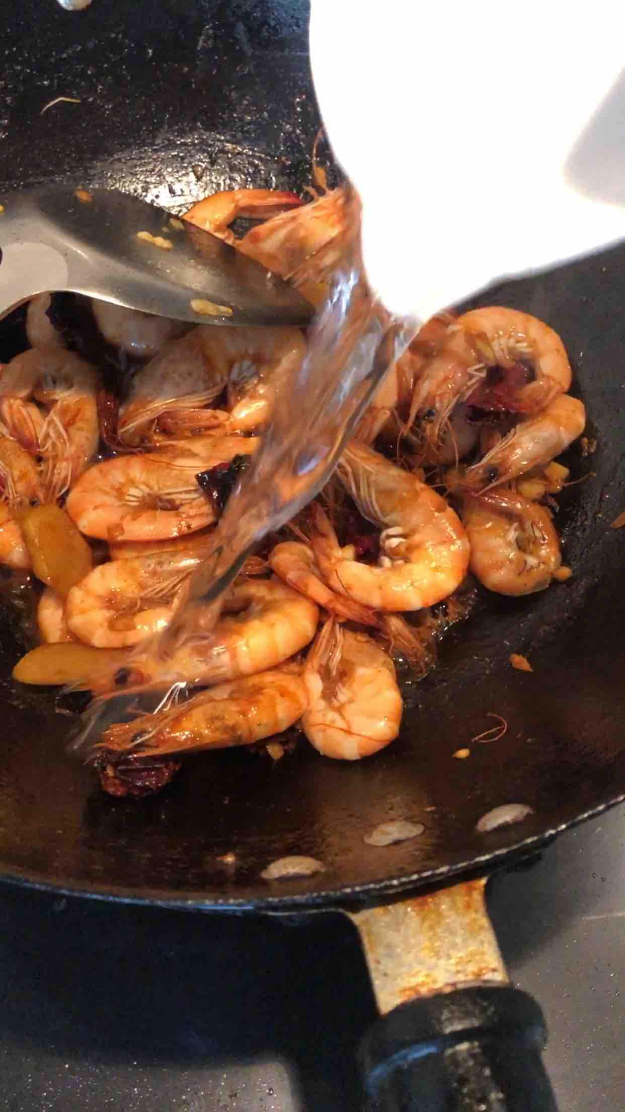 香辣海蝦的做法-咸鮮味炒菜譜