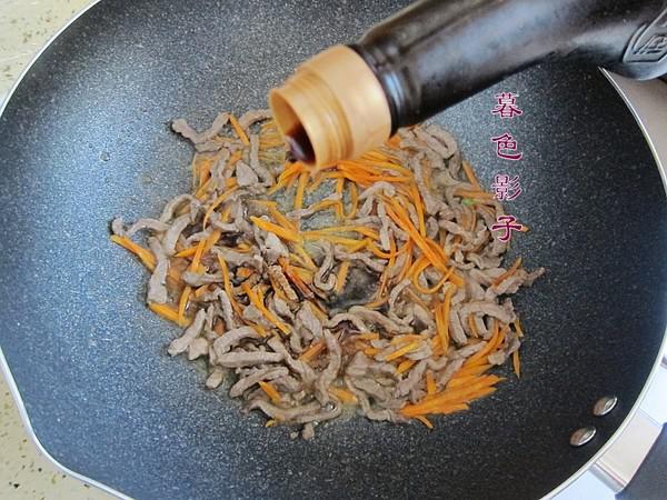 #最美不過中秋味#香菜炒肉絲的做法-家常味炒菜譜