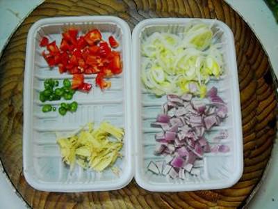 干鍋西蘭花藕片的做法-家常味炒菜譜