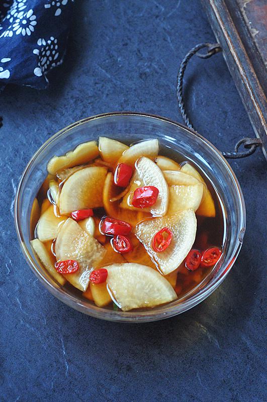 爽口脆蘿卜的做法-酸甜味泡菜譜