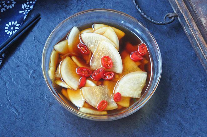 爽口脆蘿卜的做法-酸甜味泡菜譜