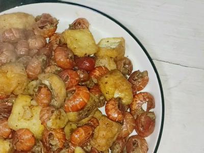 麻辣龍蝦尾的作法-麻辣味炒菜譜