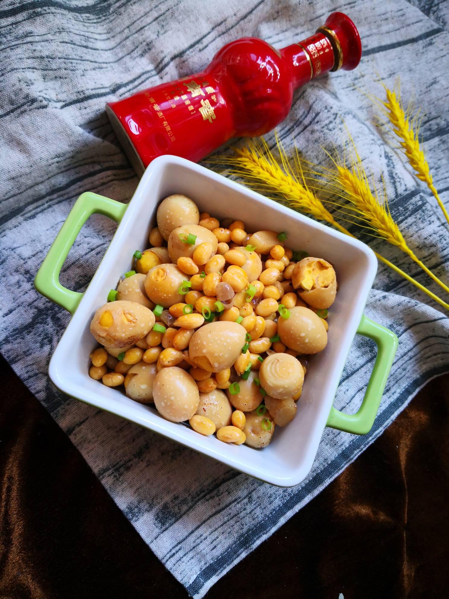 鵪鶉蛋燜豆的做法-家常味醬菜譜