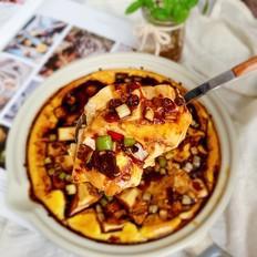 超下飯的麻辣抱蛋豆腐的做法-香辣味烤菜譜