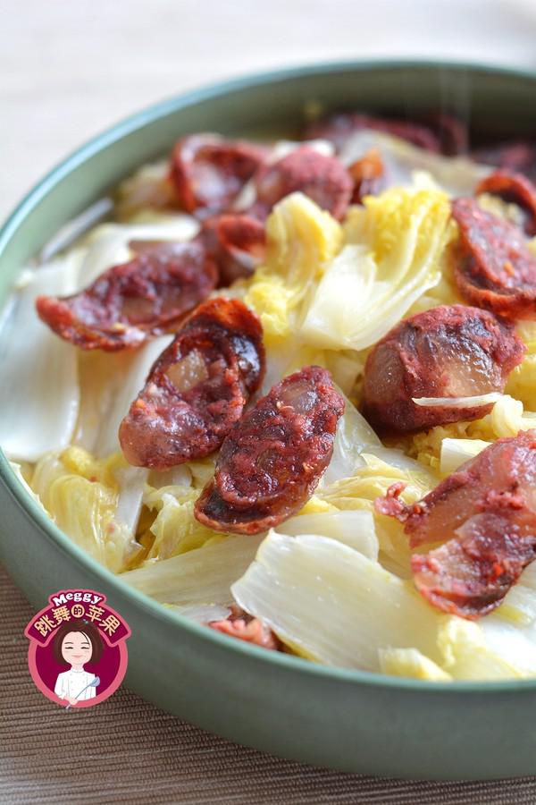 臘腸蒸娃娃菜的做法-其它口味蒸菜譜