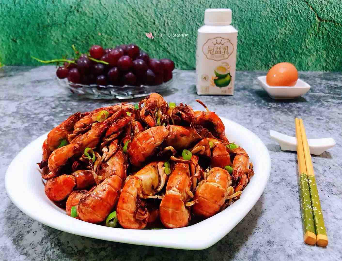 辣爆螻蛄蝦的做法-香辣味炒菜譜