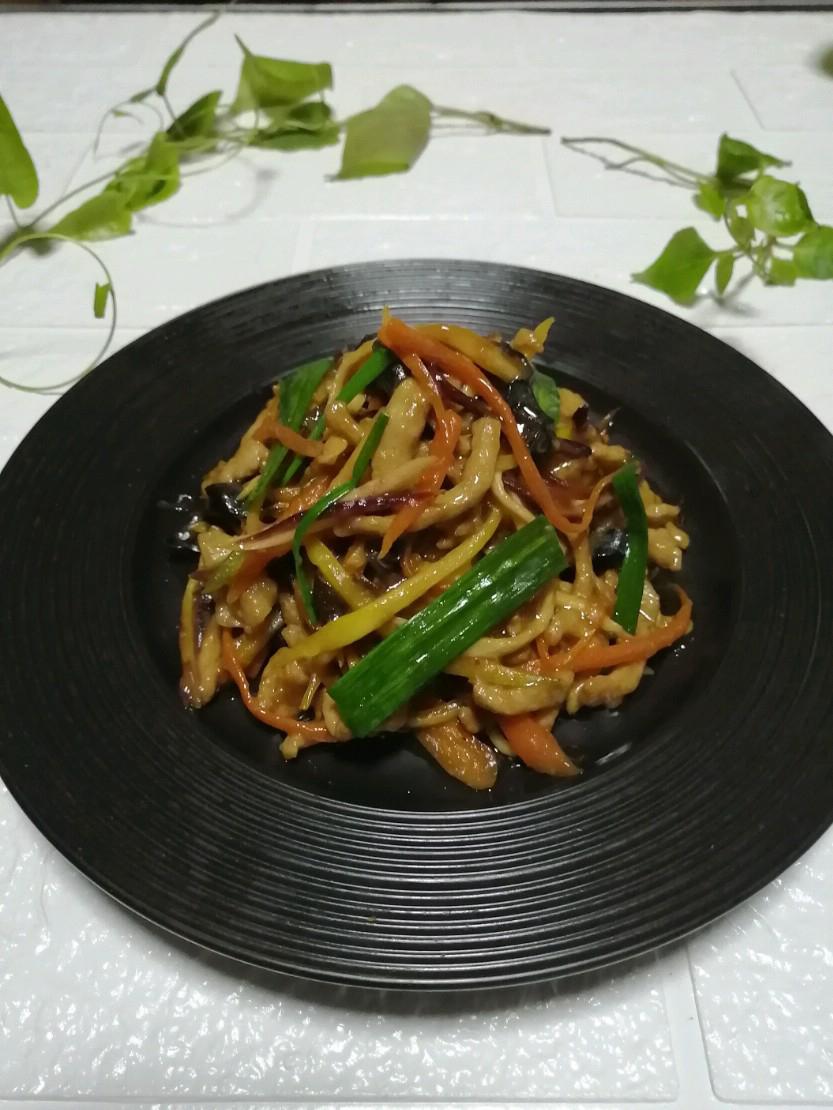 五絲炒肉的做法-酸甜味炒菜譜