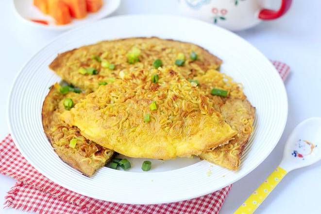 泡面煎蛋的做法-家常味煎菜譜